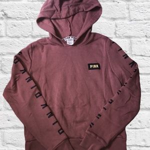 PINK cropped hoodie